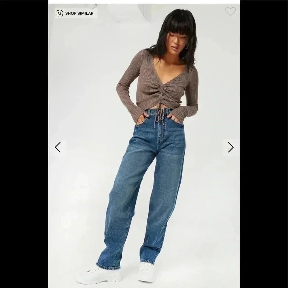 Eightytwo Ardene baggy high rise jeans
